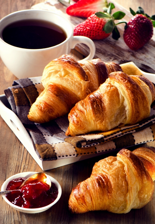 Croissant servi au Comptoir Gourmand